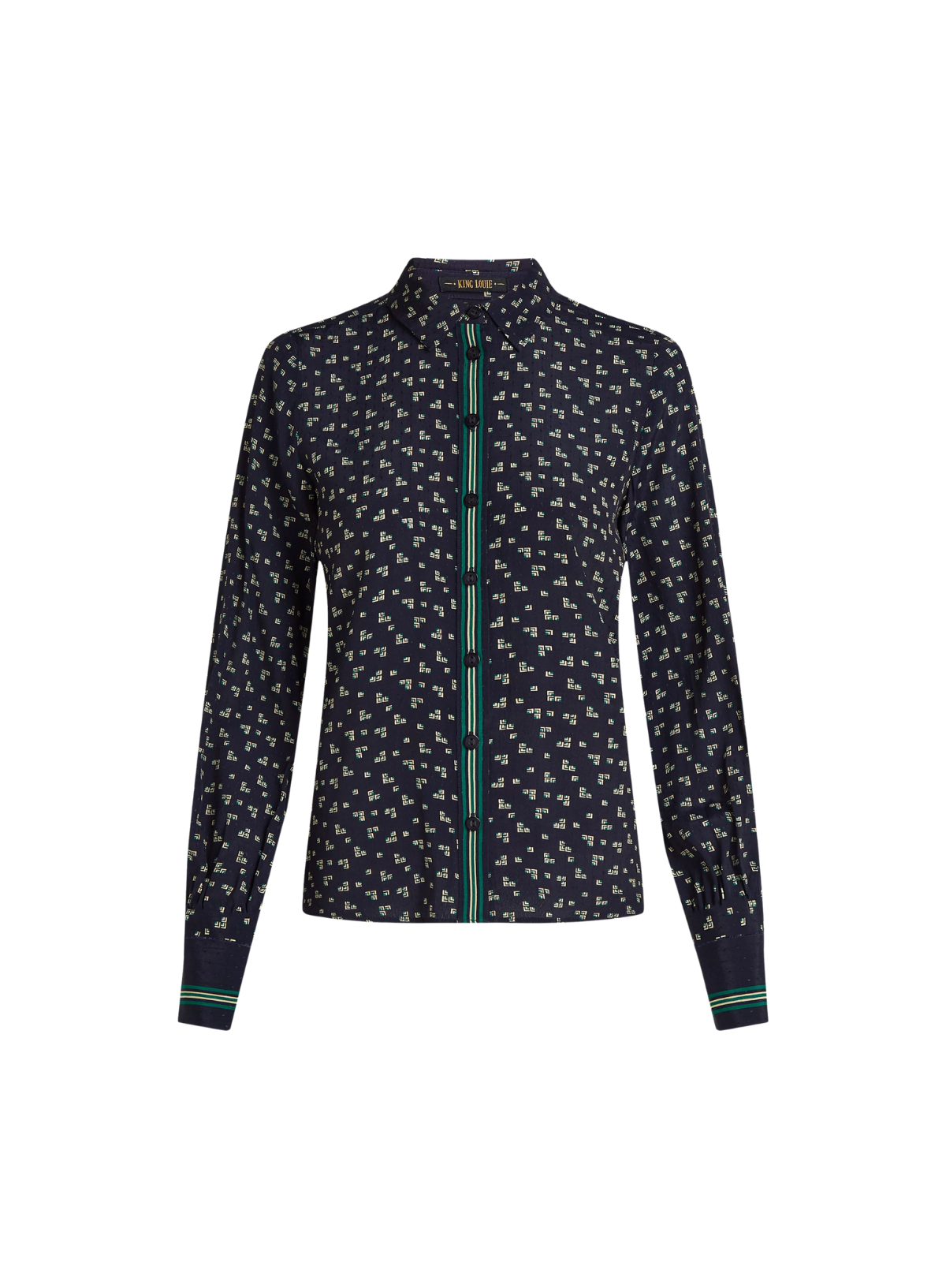 Winona Blouse Calme in Evening Blue from King Louie