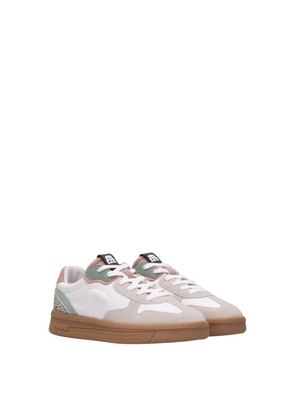 Yale Suede Trainers in Green/Pixel/Papaya from Maruti