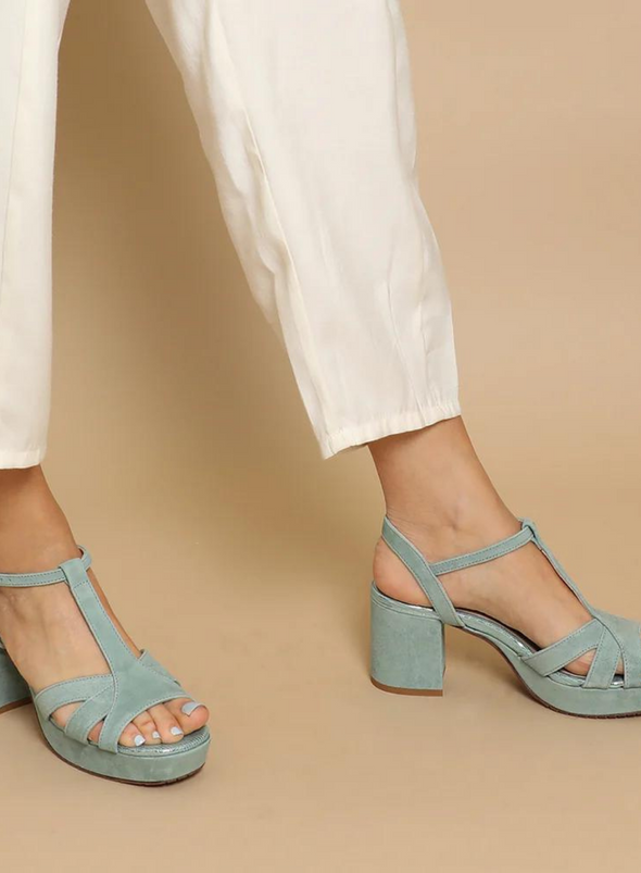 Charlie Heels in Mint from Esska