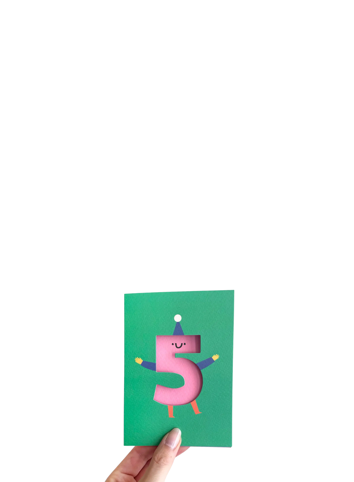 Age 5 - Die Cut Happy Birthday from Rumble Cards