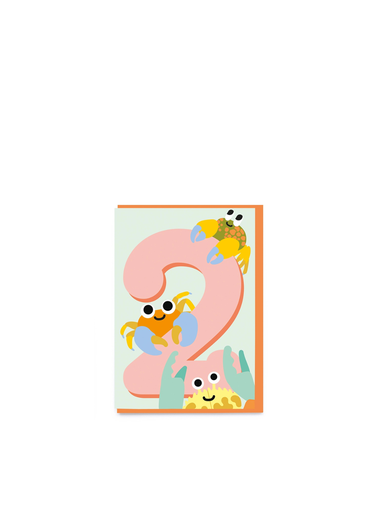 Age 2 Crab Birthday Card from Noi