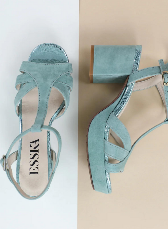 Charlie Heels in Mint from Esska