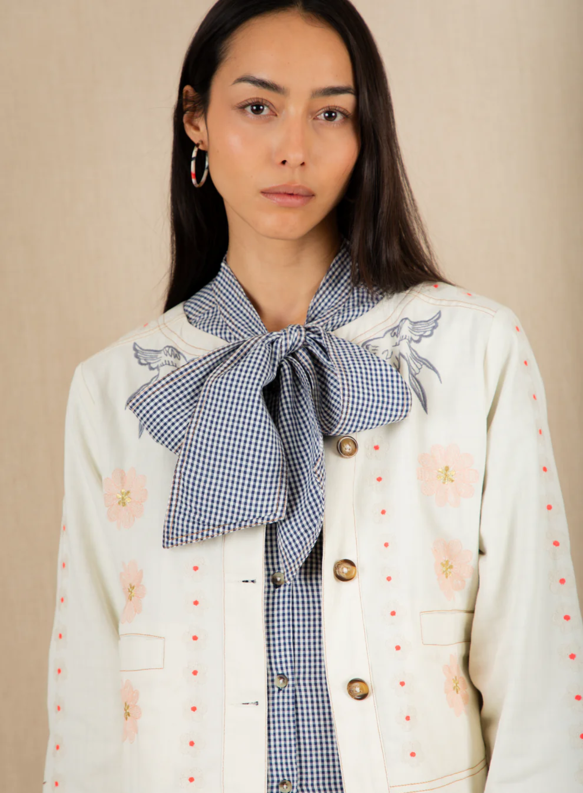 Bonté Rosie Jacket in Ecru/Multi