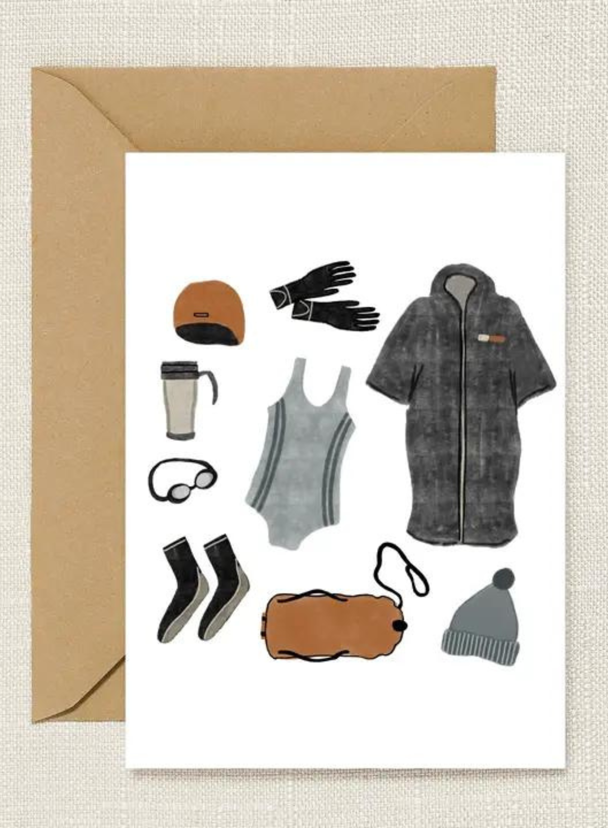 HeatherLucyJ Design Sea Swimming Essentials Card