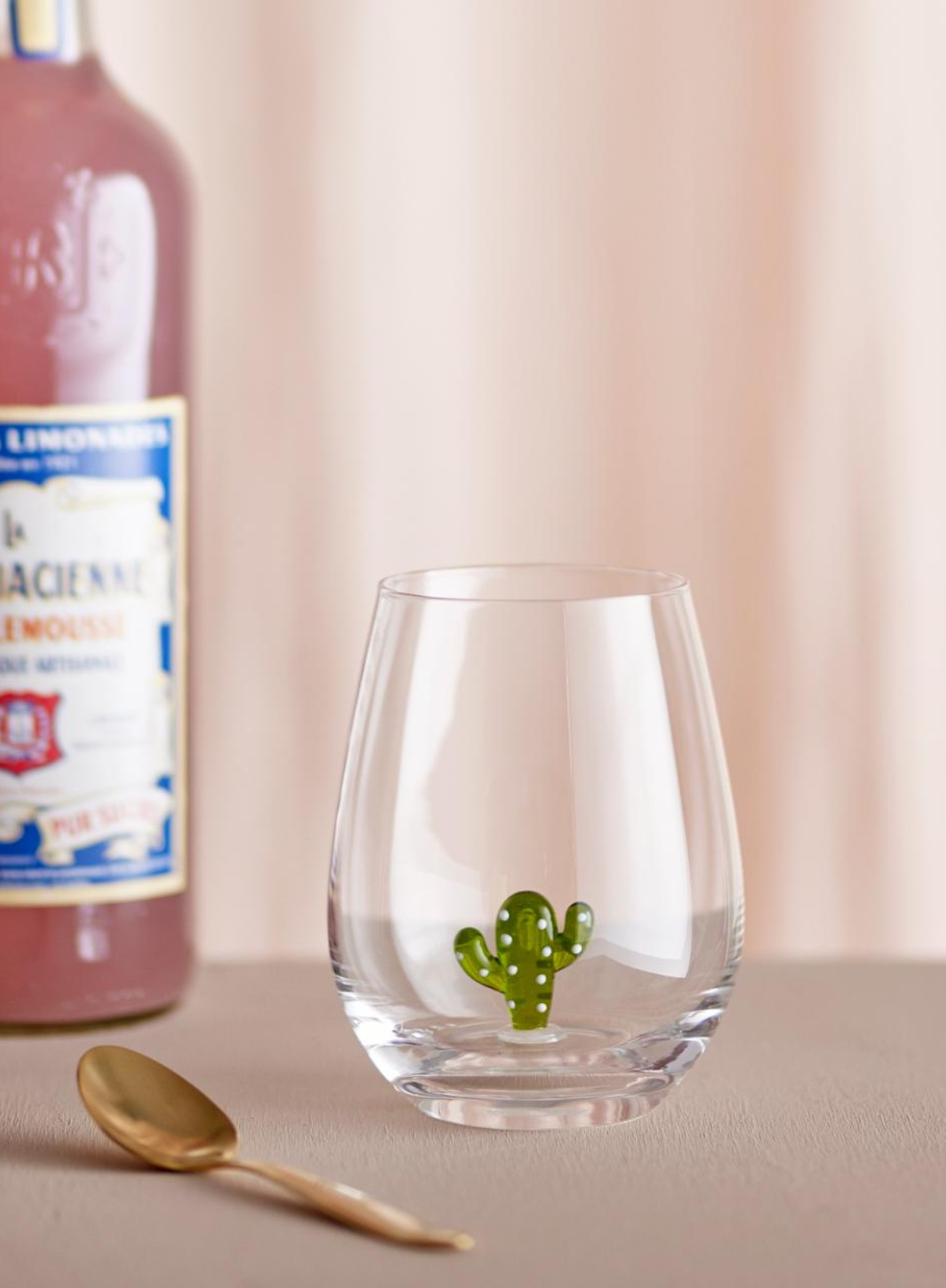 Cactus Misa Drinking Glass from Bloomingville
