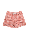 Printed Swim Shorts Diamonds Mahogany Pink from Far Afield