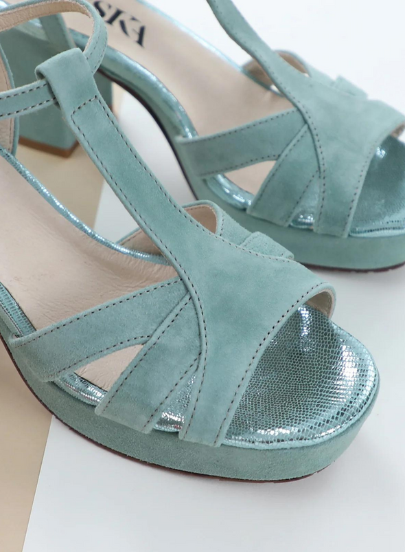 Charlie Heels in Mint from Esska
