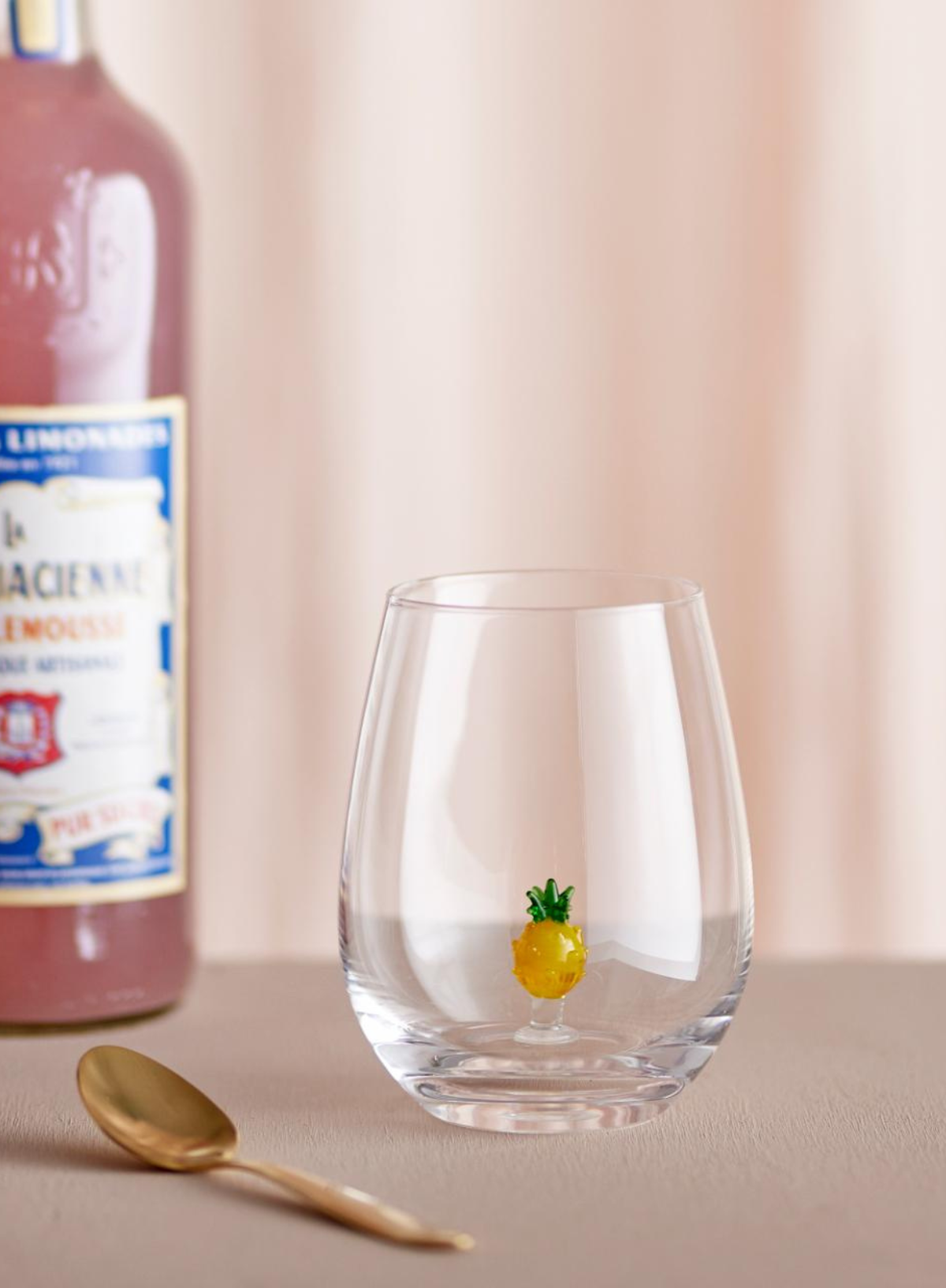 Pineapple Misa Drinking Glass from Bloomingville