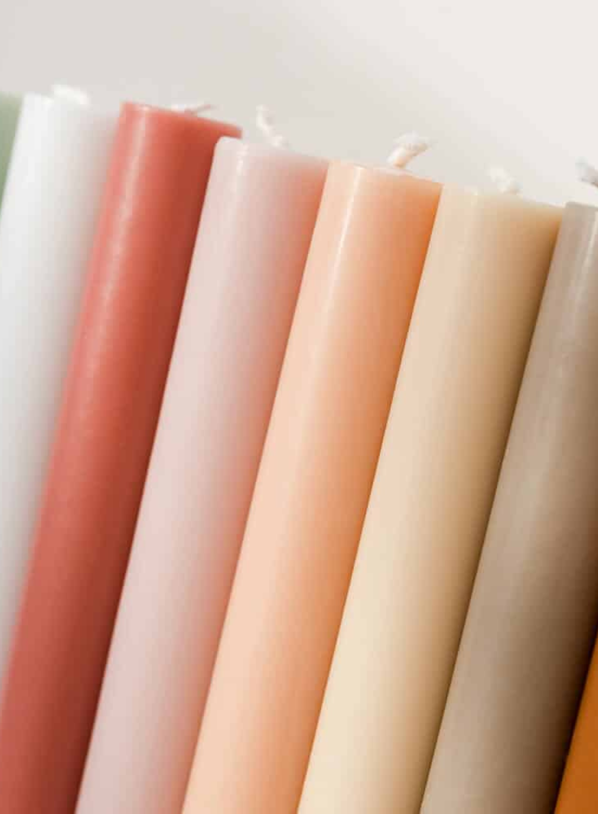 Dinner Candle in Peach 2.2x20cm from Original Home