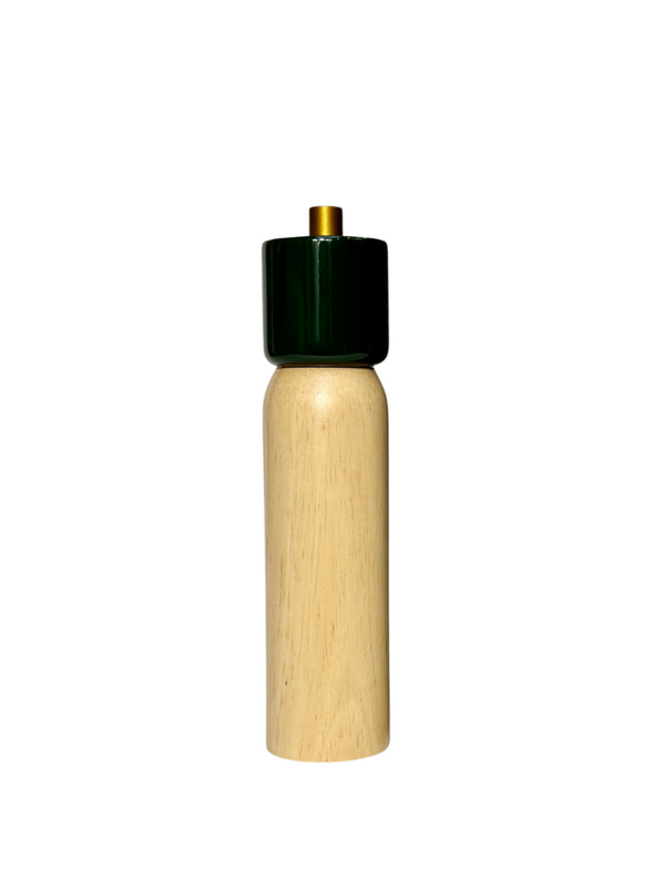 Large Salt/Pepper Grinder in Green & Gold from MÆGEN
