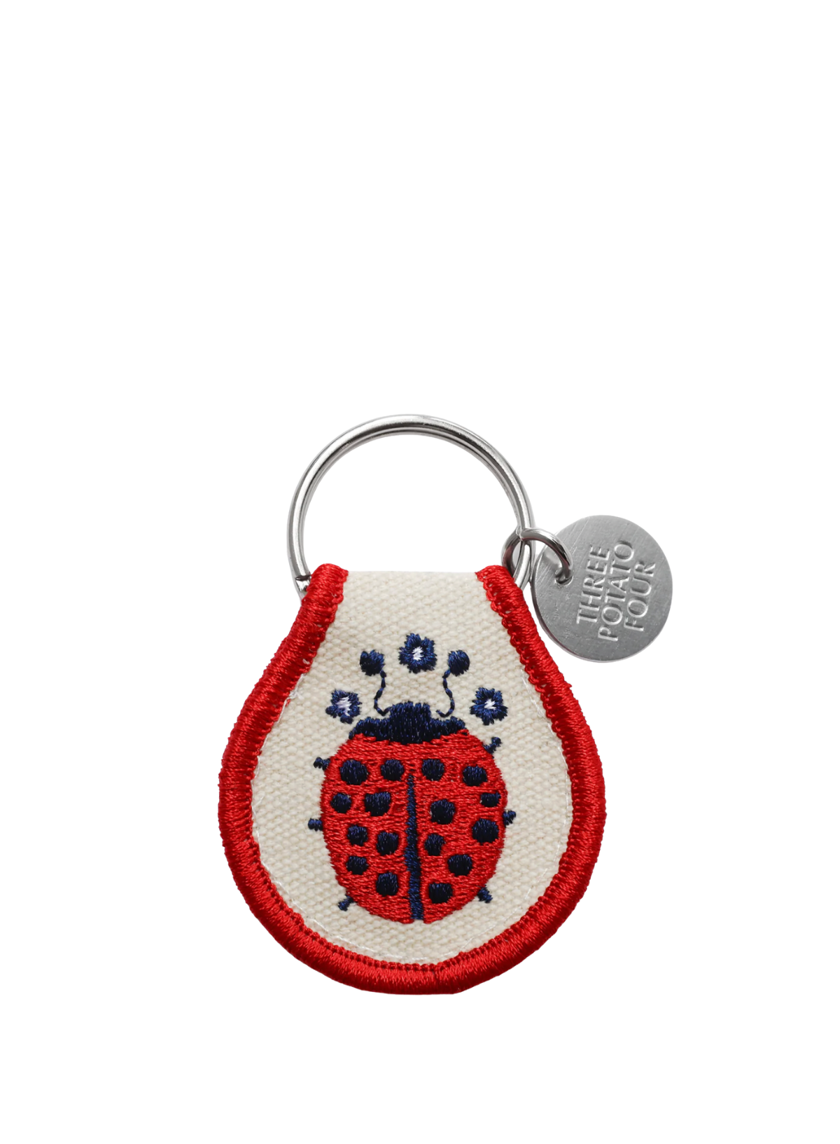 Patch Keychain - Ladybug from Three Potato Four