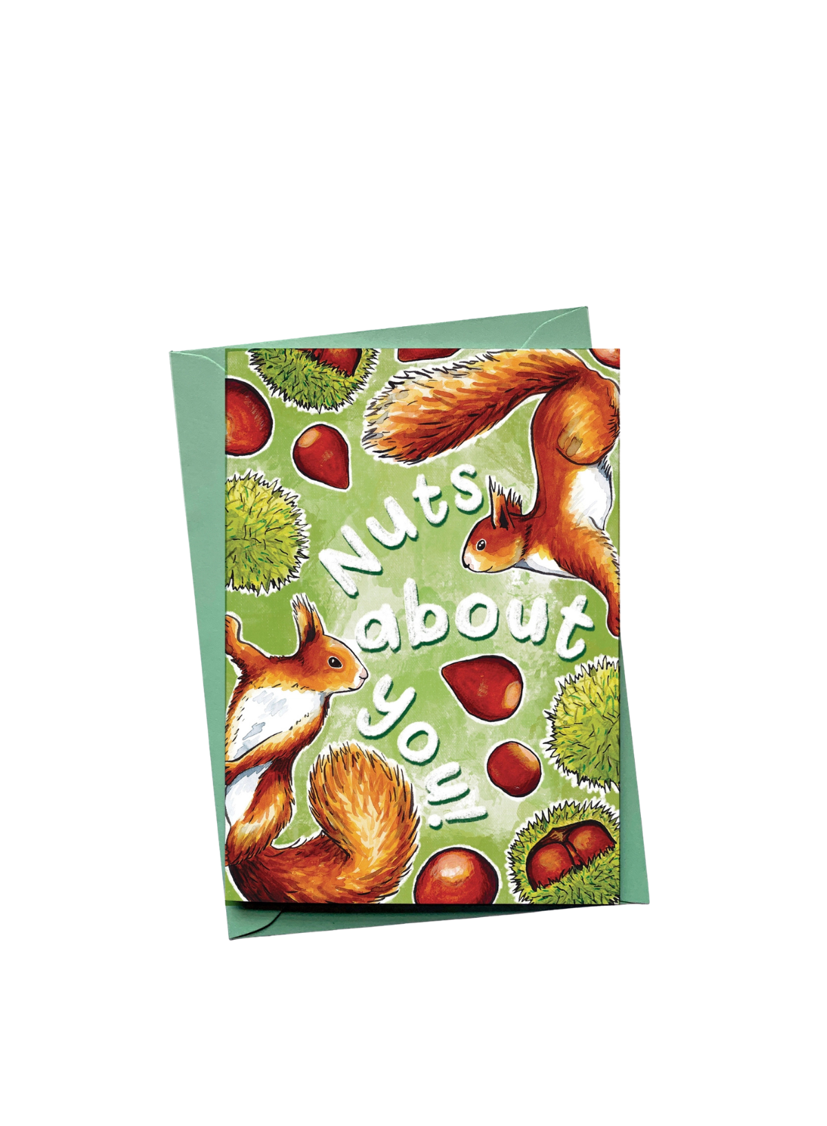 Alexia Claire Nuts About You Squirrel Card