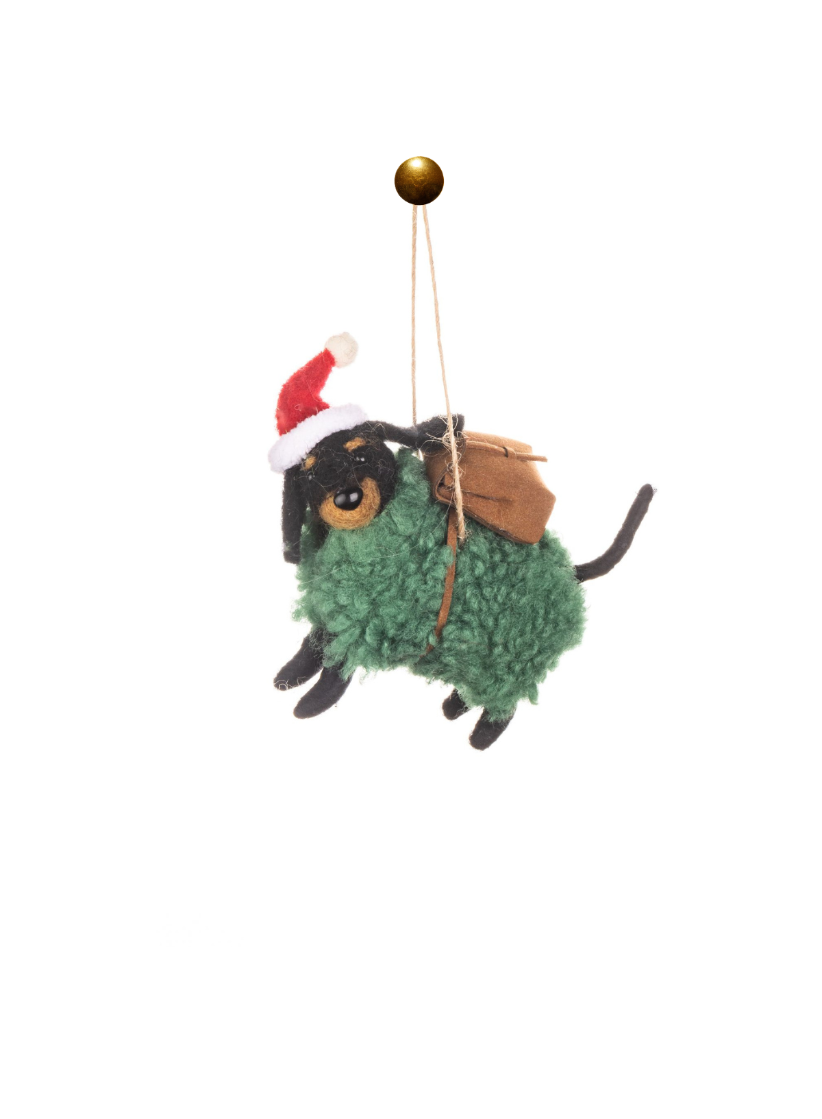 Dog in Green Woolly Coat from Shoeless Joe