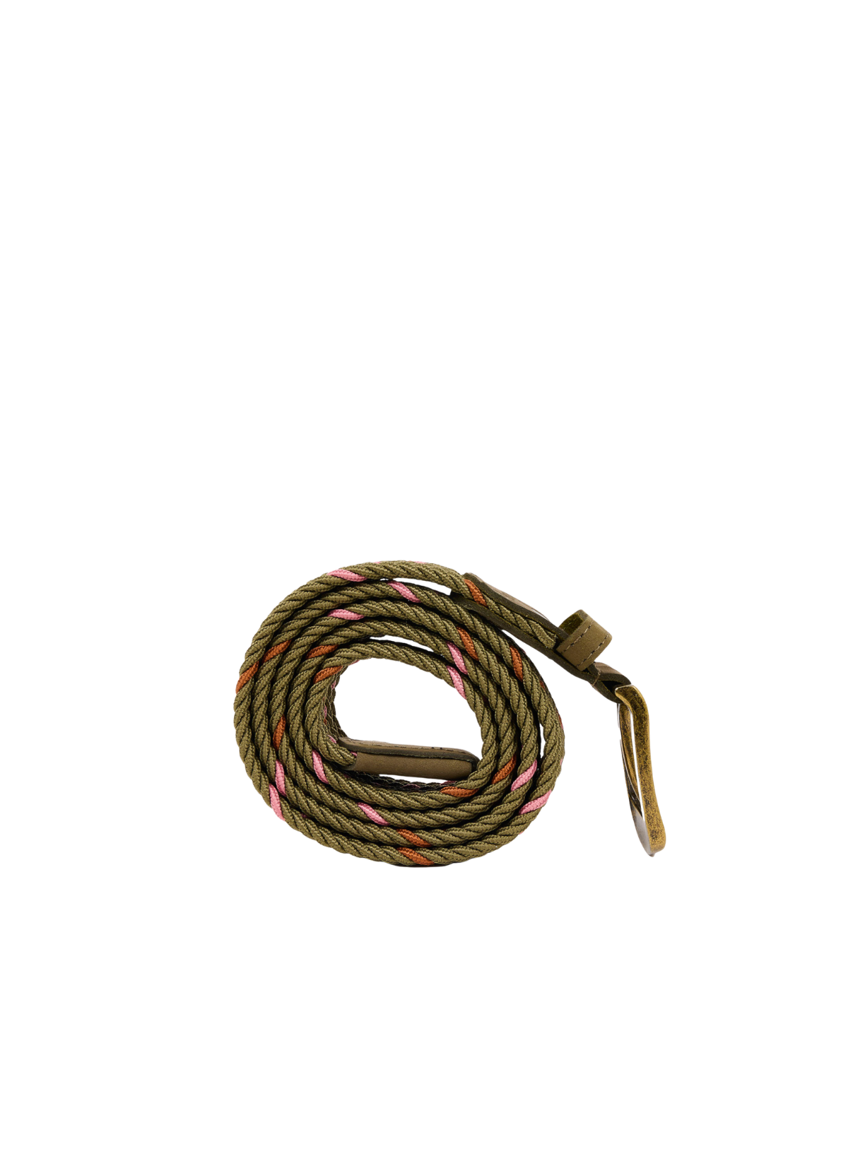 Classic Woven Belt in Kaki KAK25 from Faguo