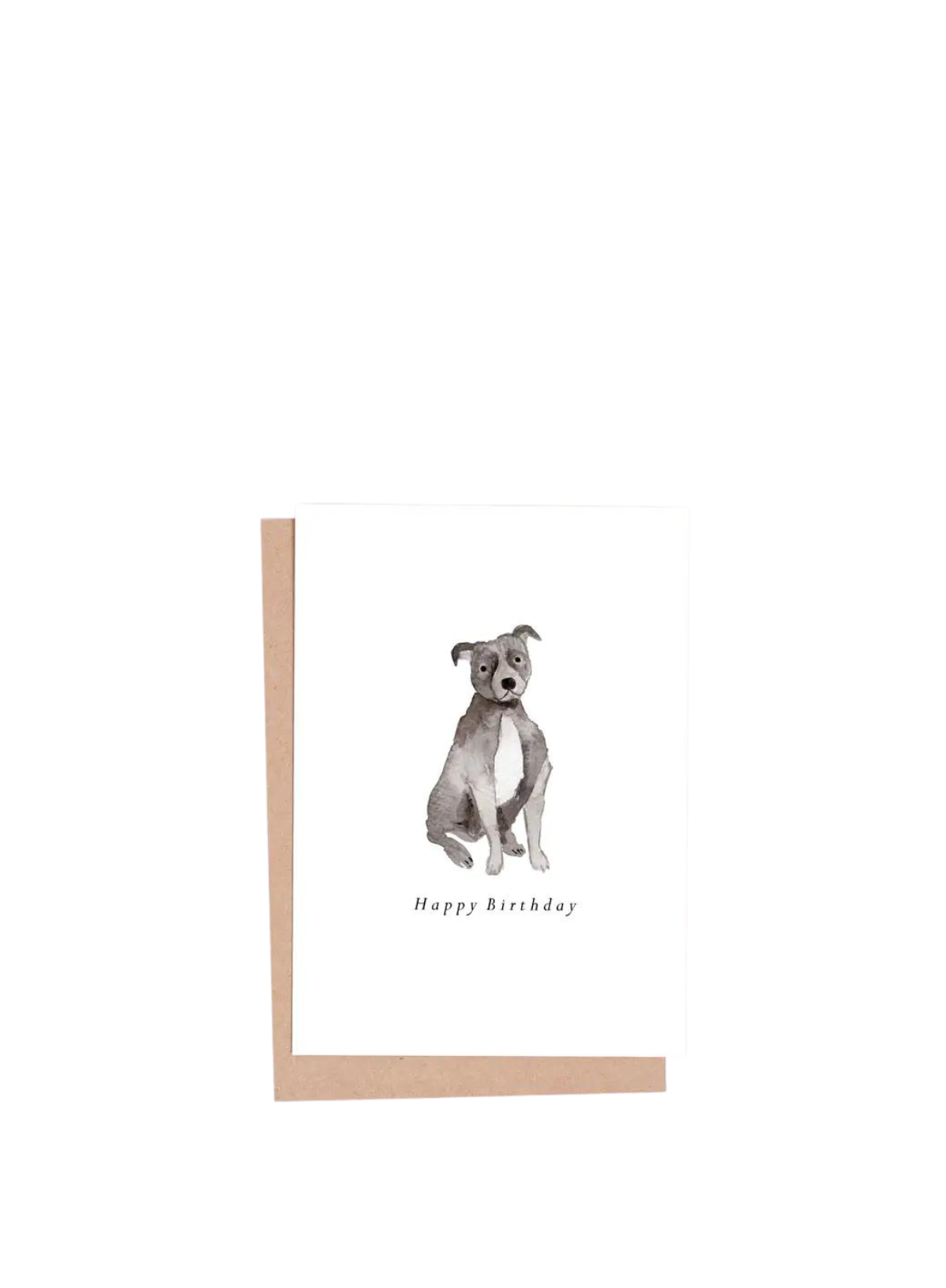 HeatherLucyJ Design Staffordshire Bull Terrier Birthday Card