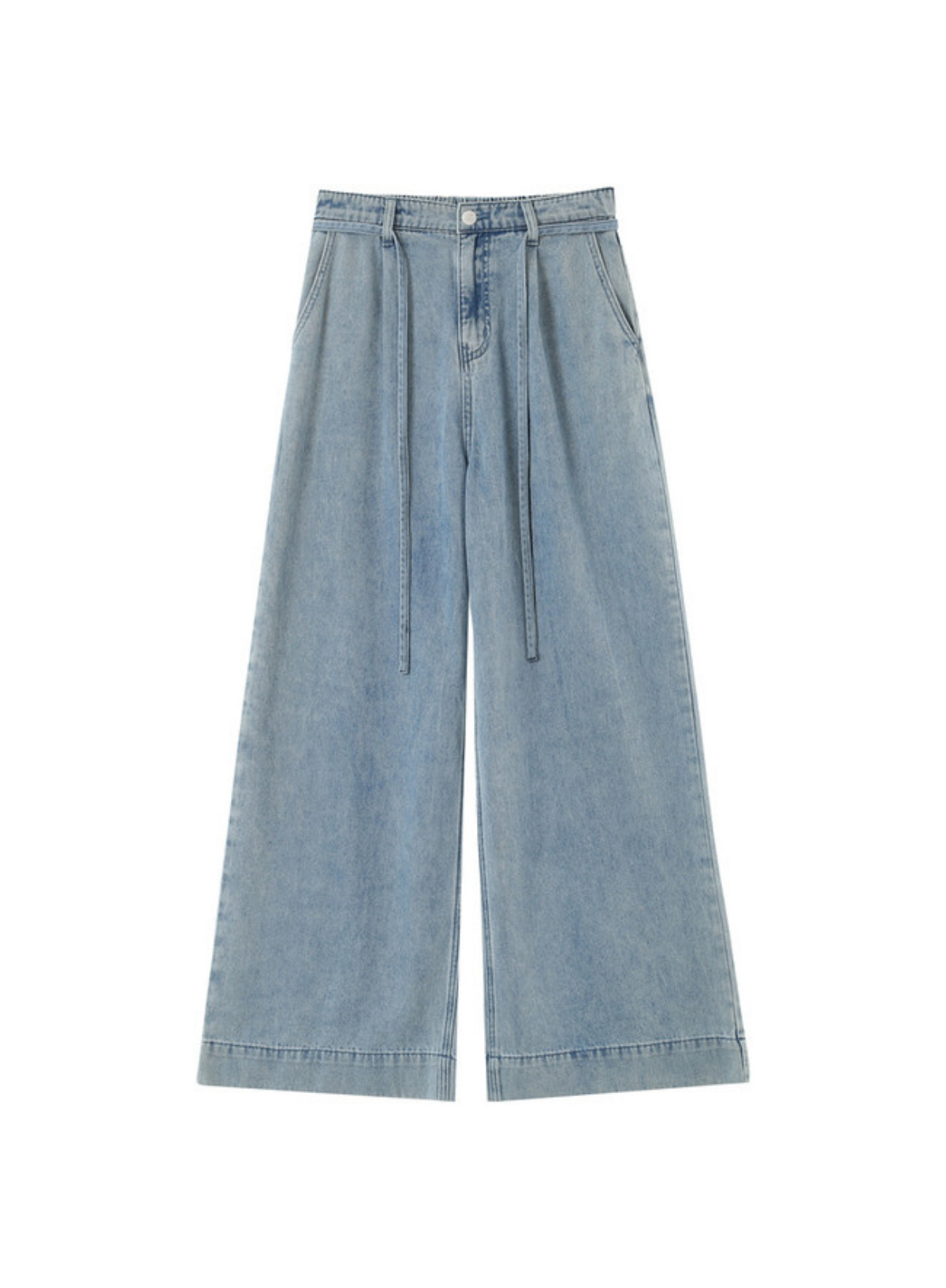 Pompon Trousers in Sky Blue from Grace & Mila