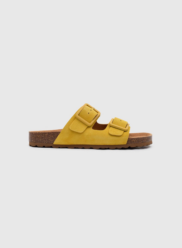 Buckles Bio Sandals in Mustard 104 from Nice Things