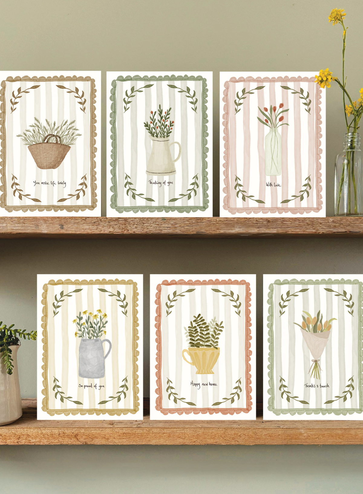 East of India Country living card Happy new home