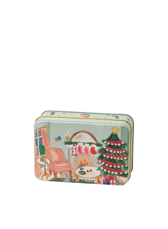 Christmas Tin Candle Living room Persimmon & Chestnut from Paddywax
