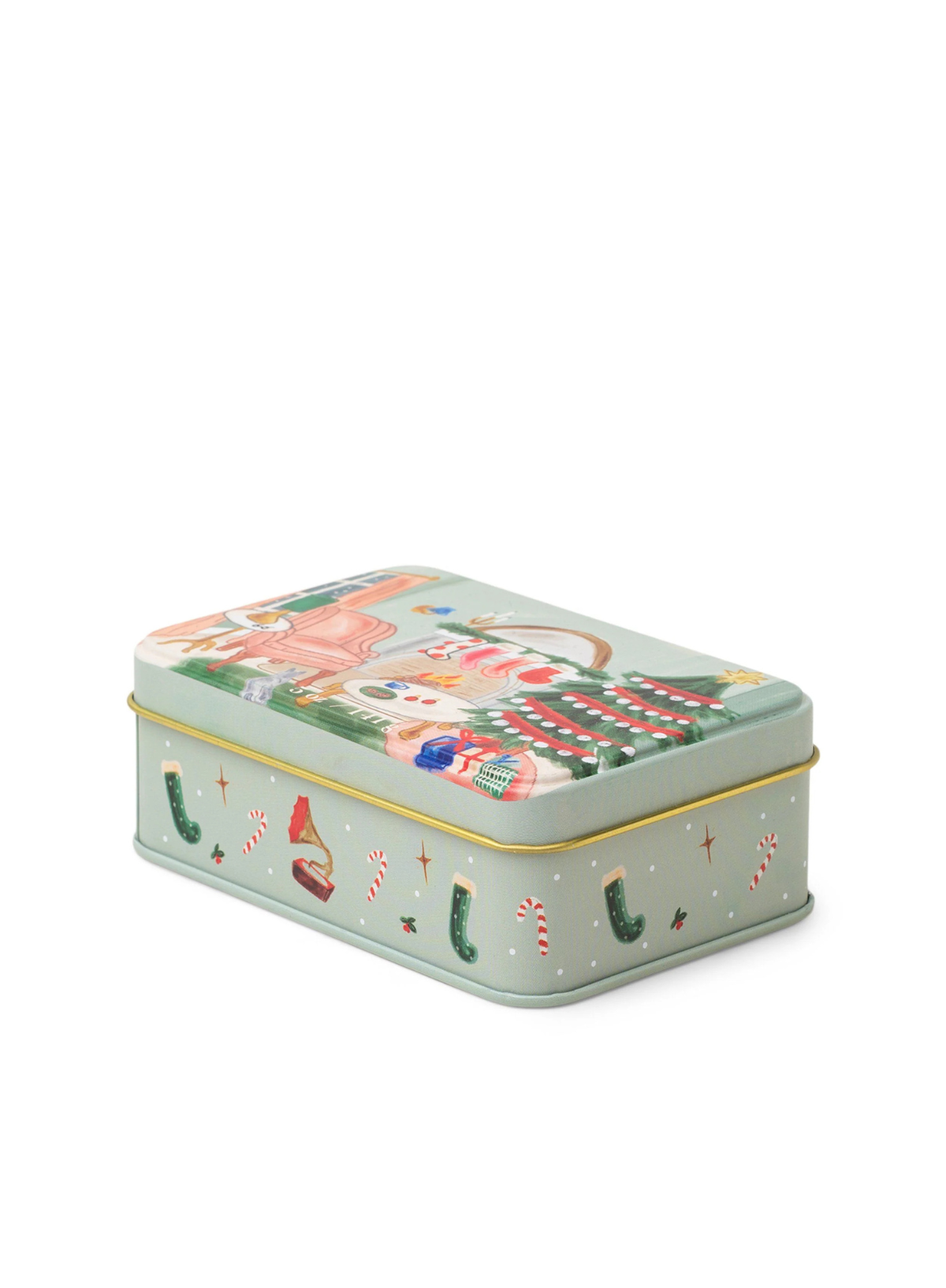 Christmas Tin Candle Living room Persimmon & Chestnut from Paddywax
