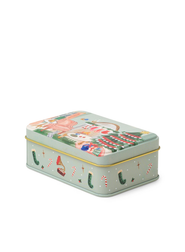 Christmas Tin Candle Living room Persimmon & Chestnut from Paddywax