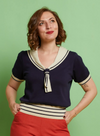 Sailor Top in Navy Stripe from Palava