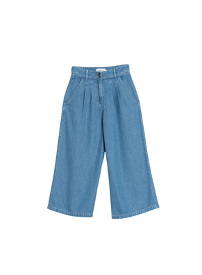 Cropped Denim Trousers in Light Blue from Indi & Cold