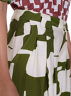 Abstract Print Palazzo Trousers in Kombu from Skatïe
