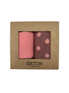Porto Pink and Barcelona Sock Box Duo from Sixton