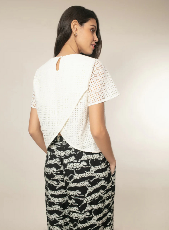 Mayhew Top in White from Nooki
