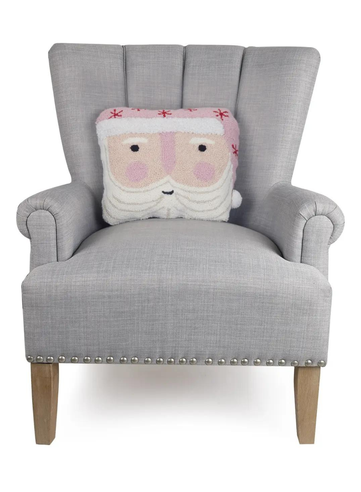 Pink Hat Santa Shaped Hook Cushion from Peking Handicraft