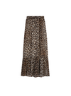 Fado Skirt in Beige Leopard Print from Suncoo