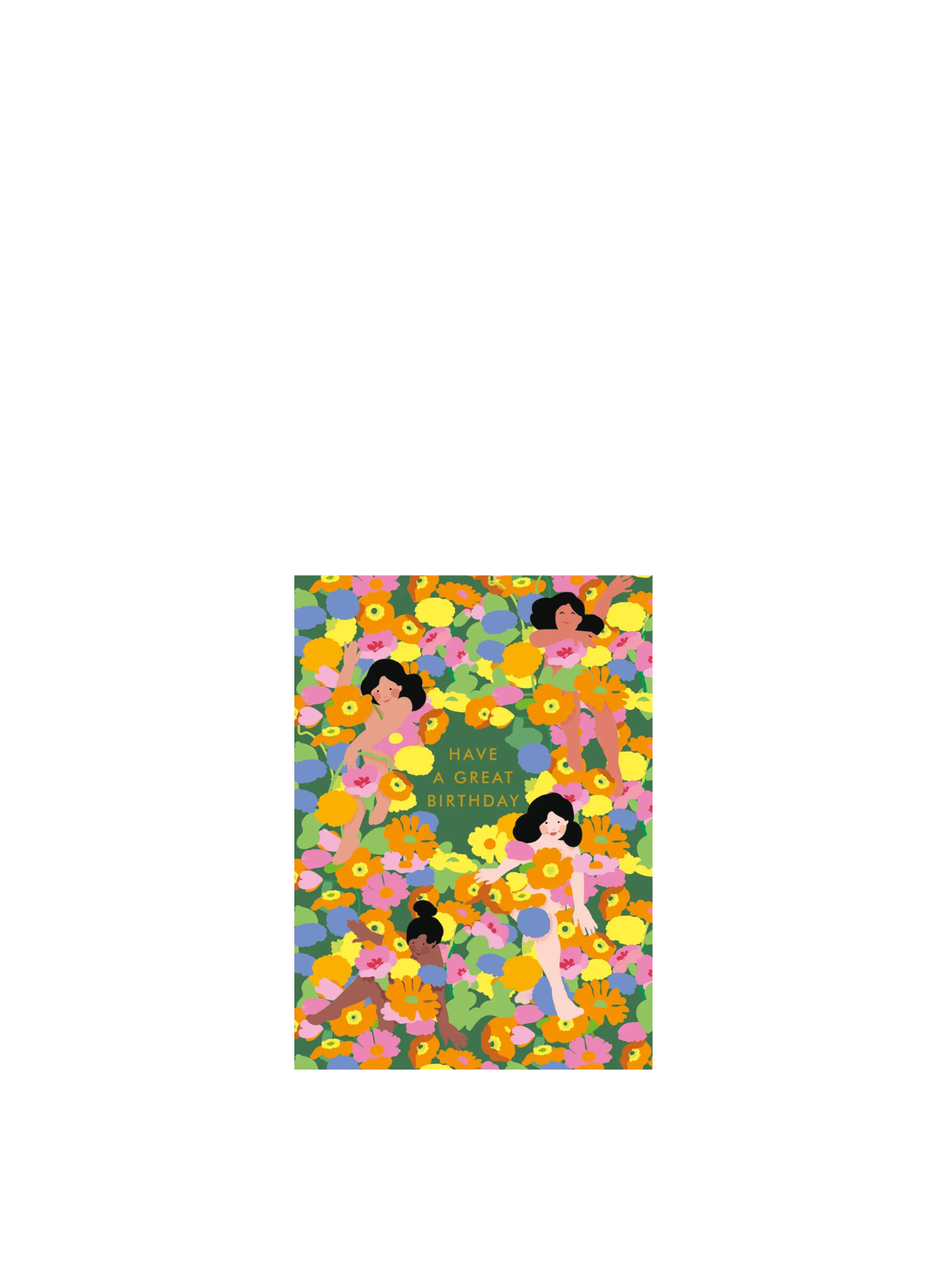 Flower Bed Birthday Card from Noi