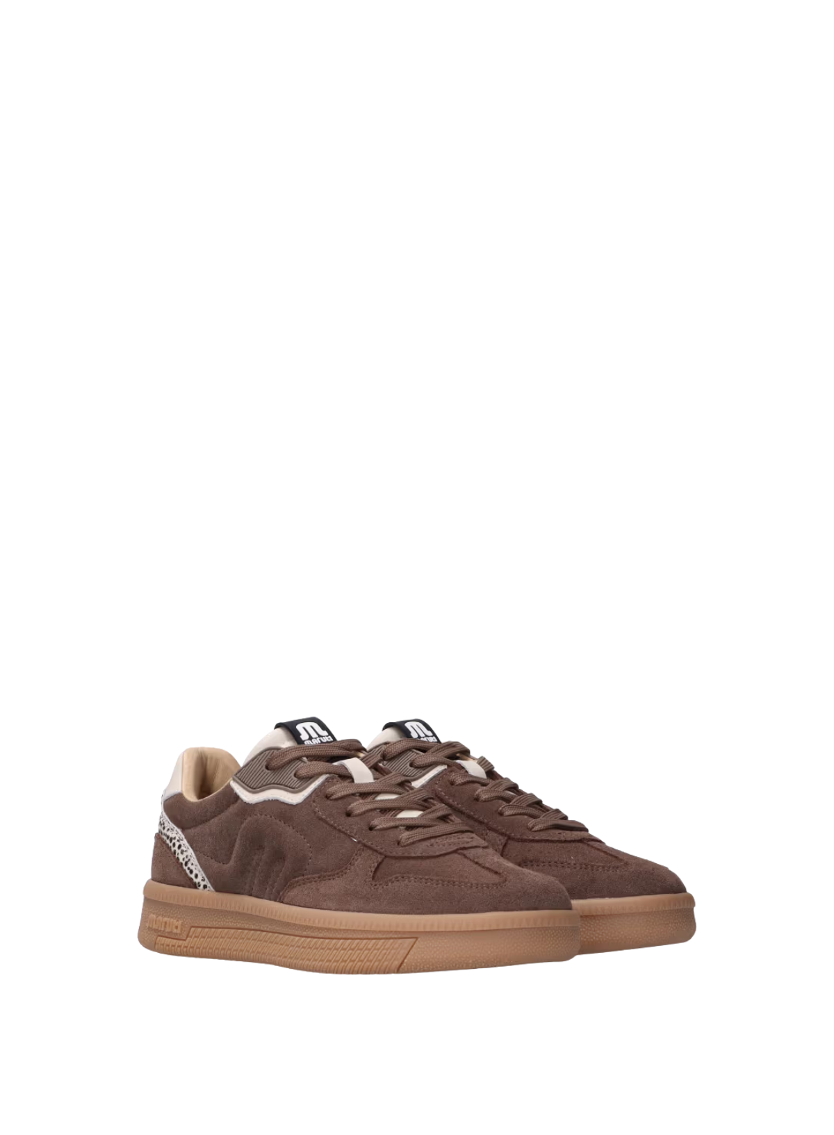 Yale Suede Brown in Almond Pixel Off White from Maruti