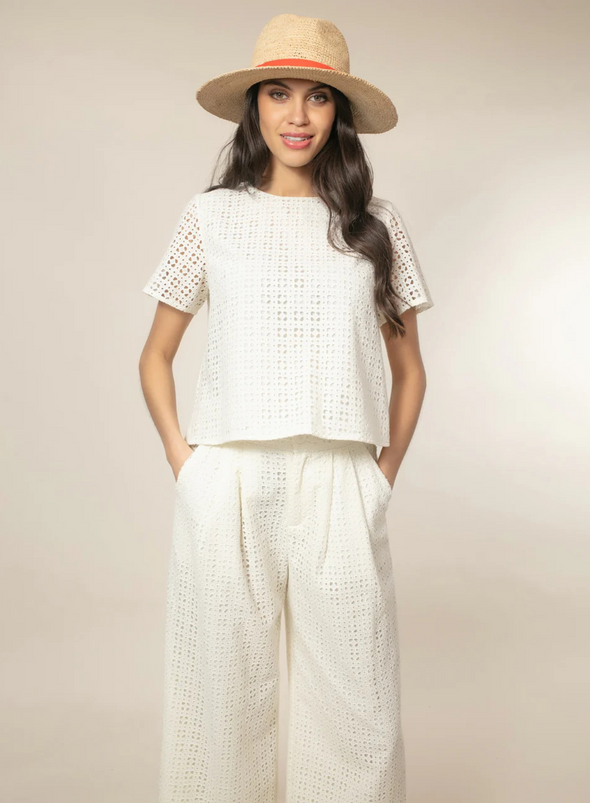 Mayhew Top in White from Nooki