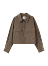 Polette Jacket in Kaki from Grace & Mila