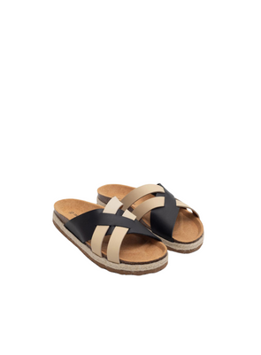Leather Bicolor Bio Sandals 999 from Nice Things