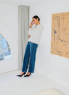 Karla HW Wide Jeans in Medium Blue Wash from Kaffe