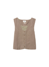 Portofino Waistcoat in Khaki from Yerse