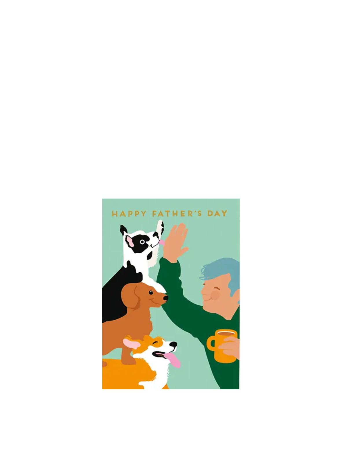 High Five Father's Day Card from Noi