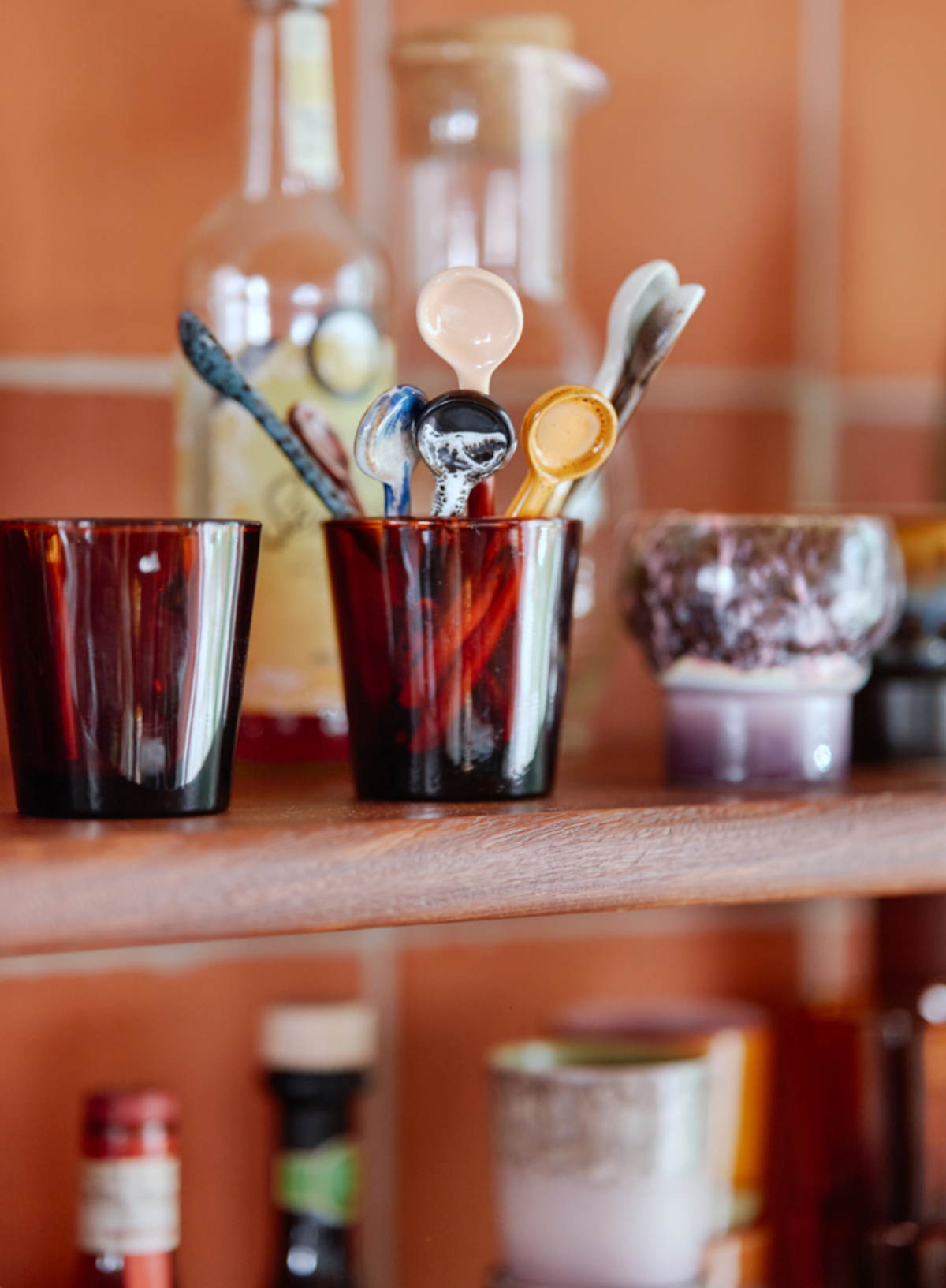 70's Ceramics Spoon from HK Living