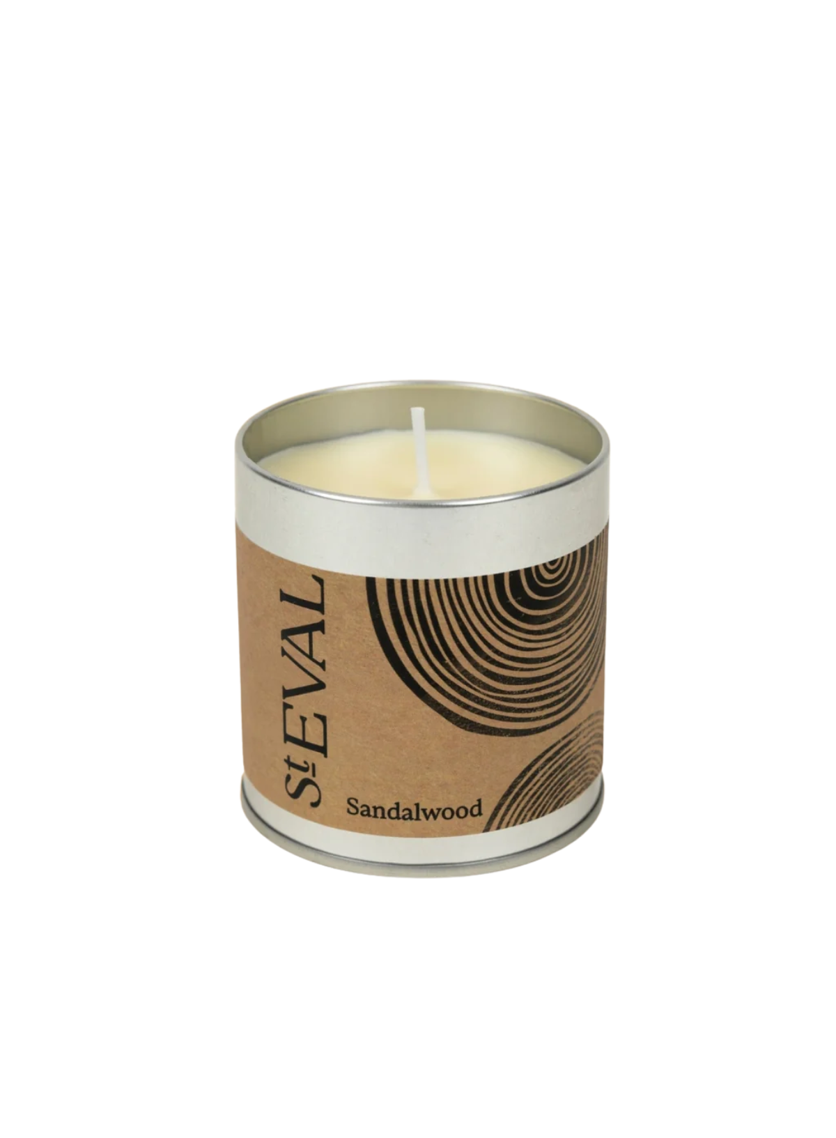 St Eval Scented Tin Candle - Sandalwood
