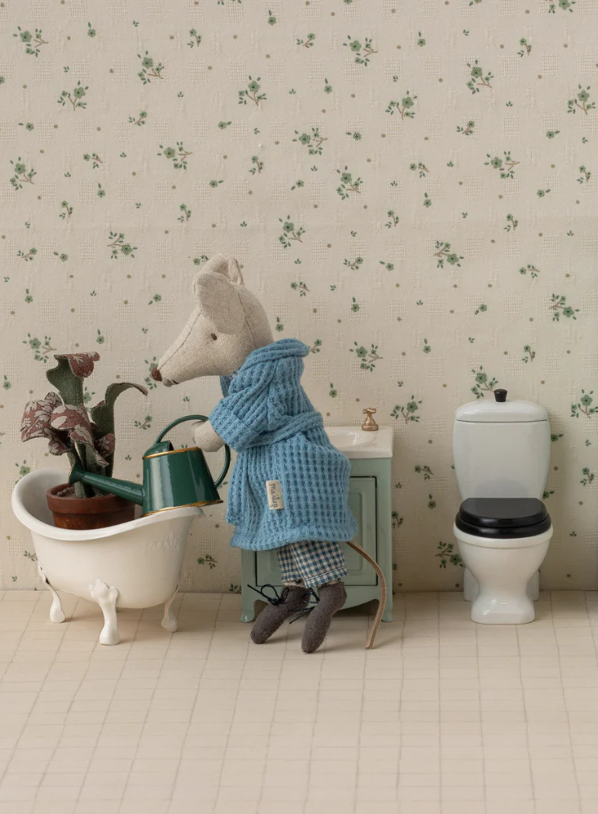 Maileg Watering Can - Dark Green