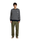Knud Stripe Pocket Knit in Sky Captain from Anerkjendt