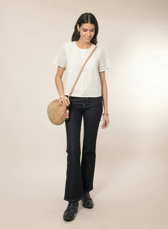 Mayhew Top in White from Nooki