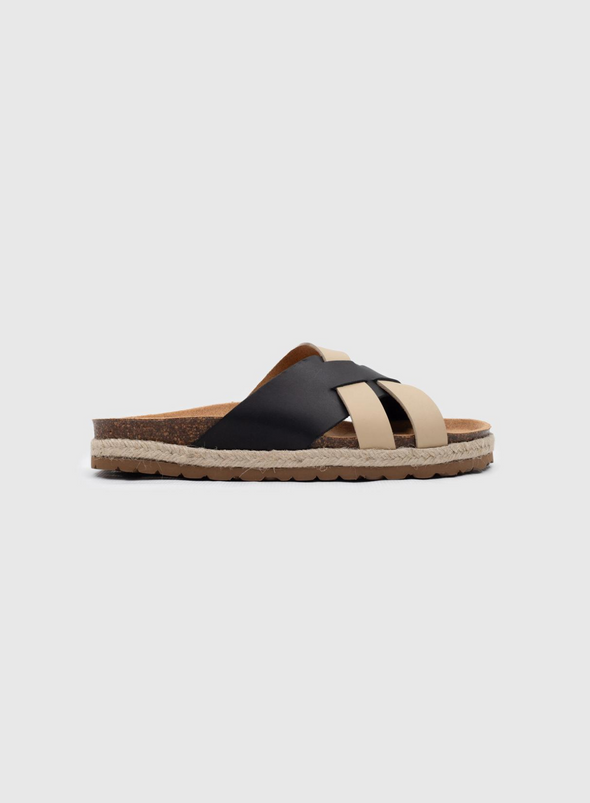 Leather Bicolor Bio Sandals 999 from Nice Things