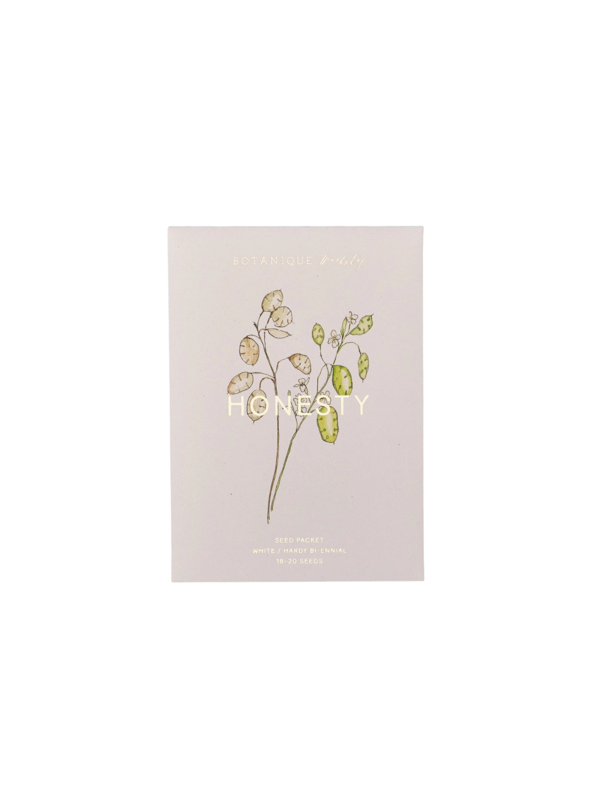 Botanique Workshop Honesty Seed Packet