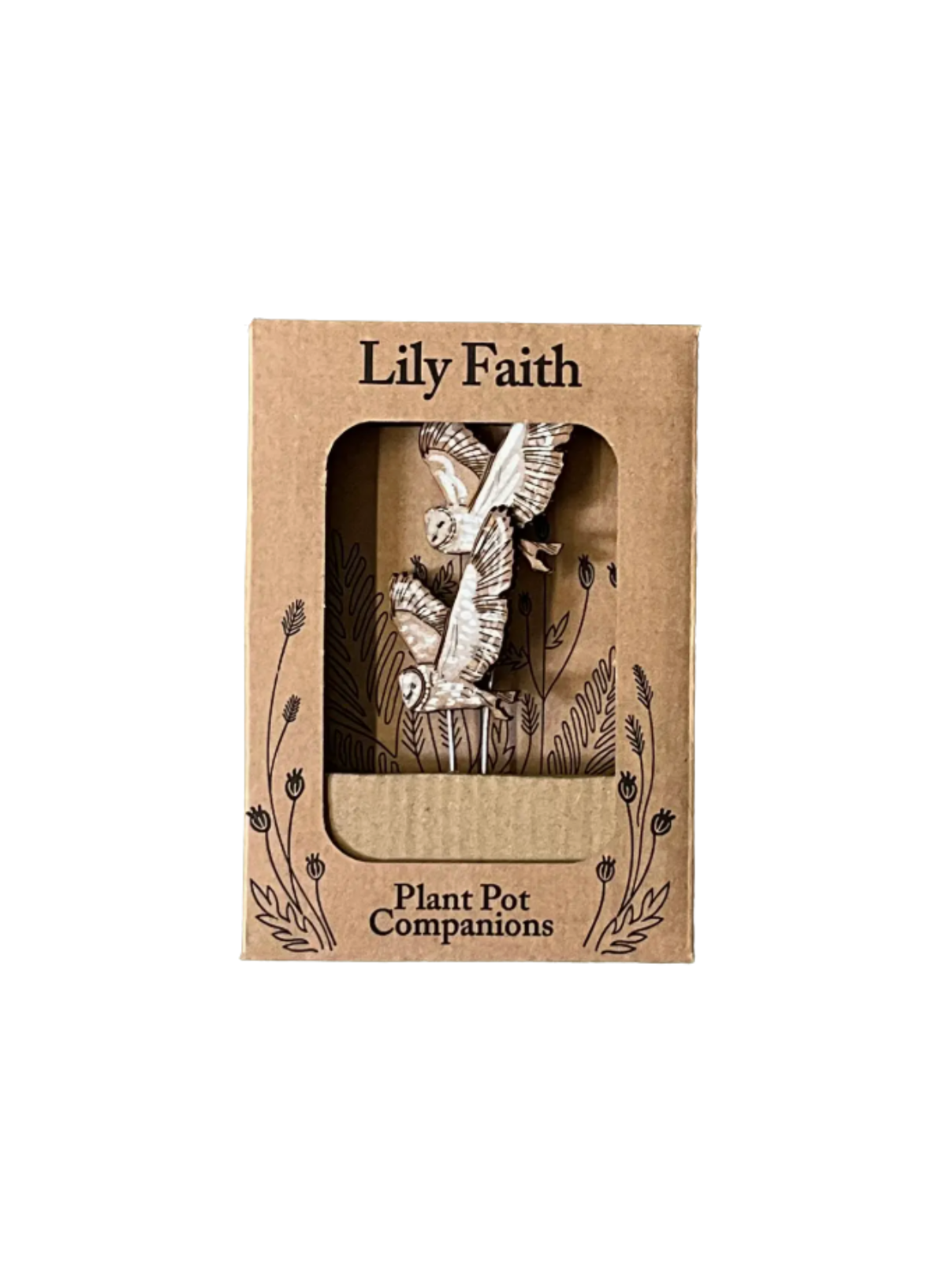 Barn Owl Plant Pot Companions from Lily Faith