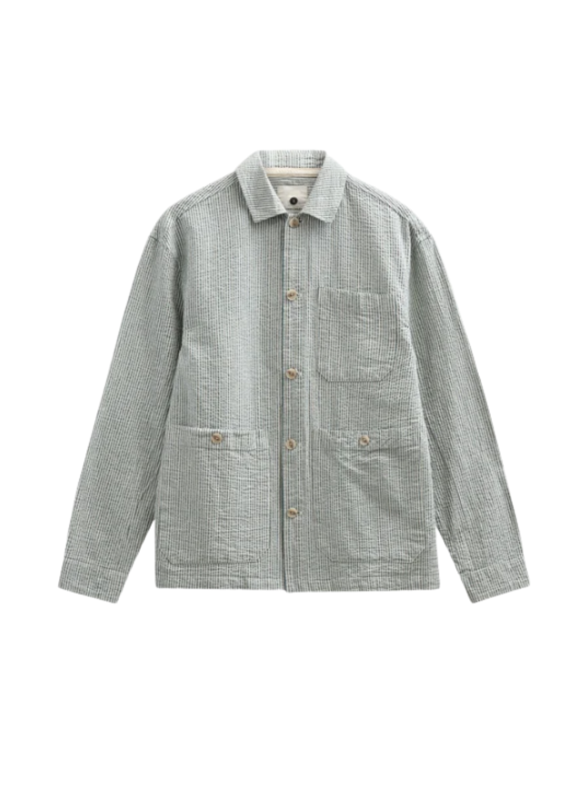 Anerkjendt Odin Stripe Overshirt in Tofu