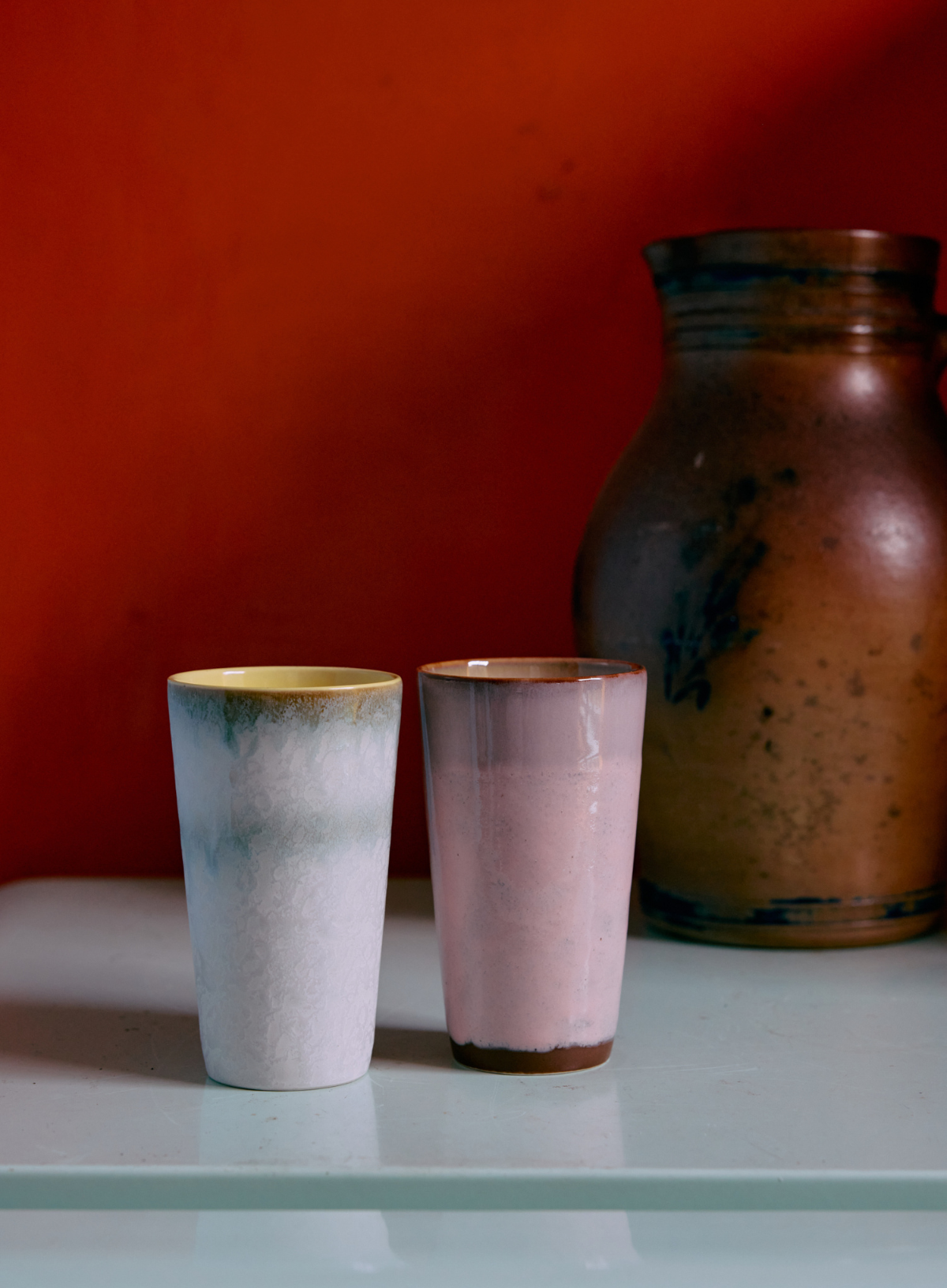 HK Living 70s Ceramics Latte Mug in Petal